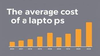 Средняя стоимость ноутбуков в России к 2025 году.