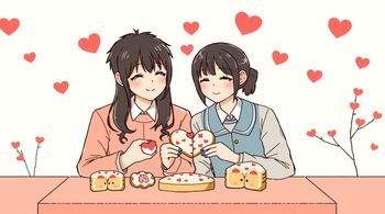 "Японские влюбленные выражают чувства через печенье с Такаити"